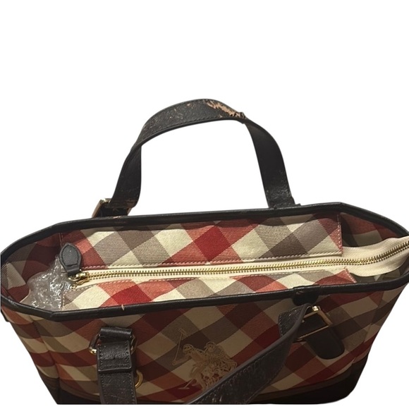 US Polo Association Mini Tote with Embroidered Polo Player - Picture 3 of 12